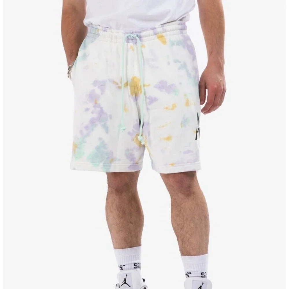 JORDAN Sport DNA Tie-Dye AOP Shorts Multicolor Pastel Mens Sz M *NEW* DM1871-530